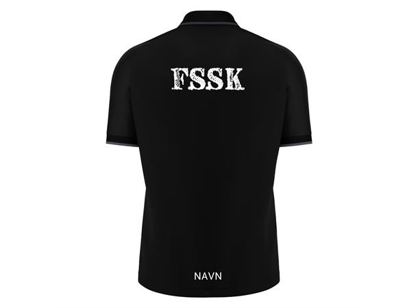 FauskeSSK Aulos BLK Teknisk poloskjorte 