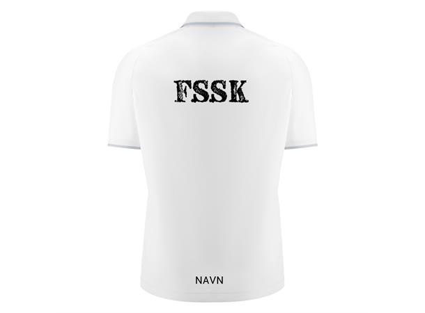 FauskeSSK Aulos WHT Teknisk poloskjorte 